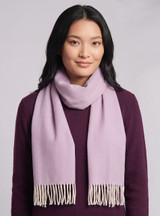 Herringbone Scarf - 100% Baby Alpaca, looped - main image