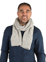 小物 ALPACA WOOL SUPER LIGHT KNIT STOLE Olsen Hand Knit Oversized 100% Baby Alpaca Wool Scarf | ERLŪM