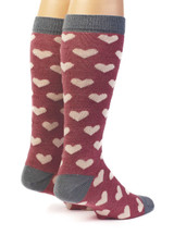 Heart's A Flutter Dress Alpaca Crew Socks
Back View