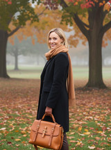 Eco Classic Organic Baby Alpaca Scarf  Lifestyle