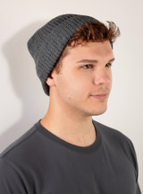 The Baby Alpaca Beanie on model The Baby Alpaca Beanie on model