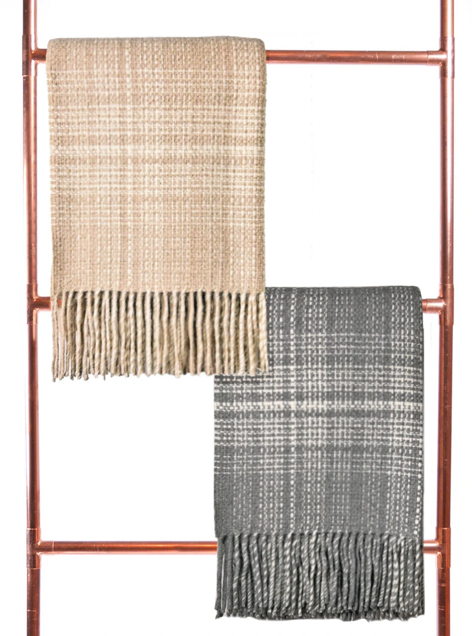 Alpaca Home Woven Throw Blanket Baby Alpaca & Wool throw blanket, main image