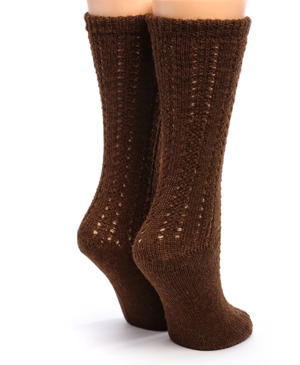 Reversible Hand Knit 100% Alpaca Socks
Back