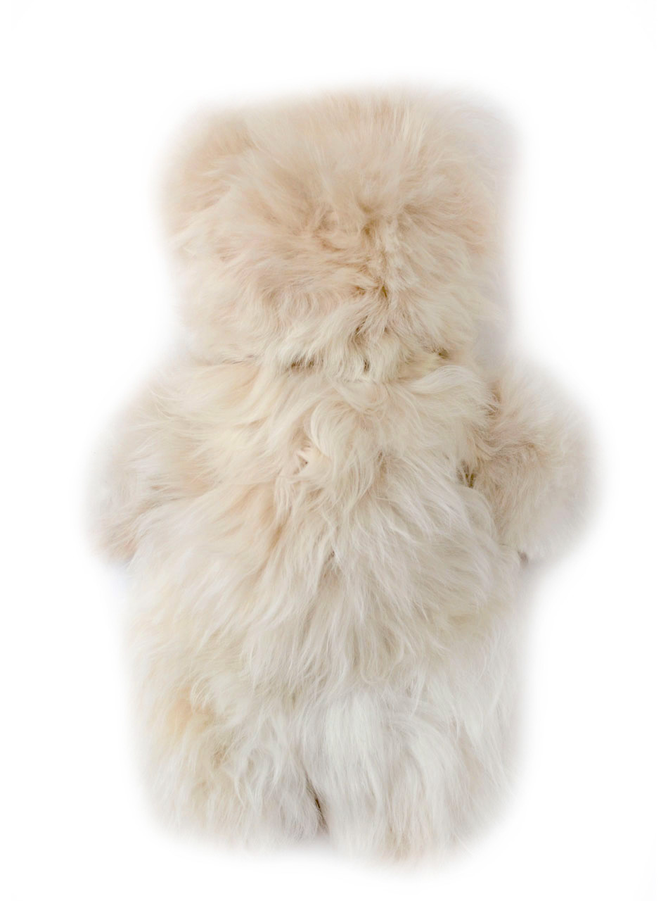 Classic 10" Baby Alpaca Fur Teddy Bear Back