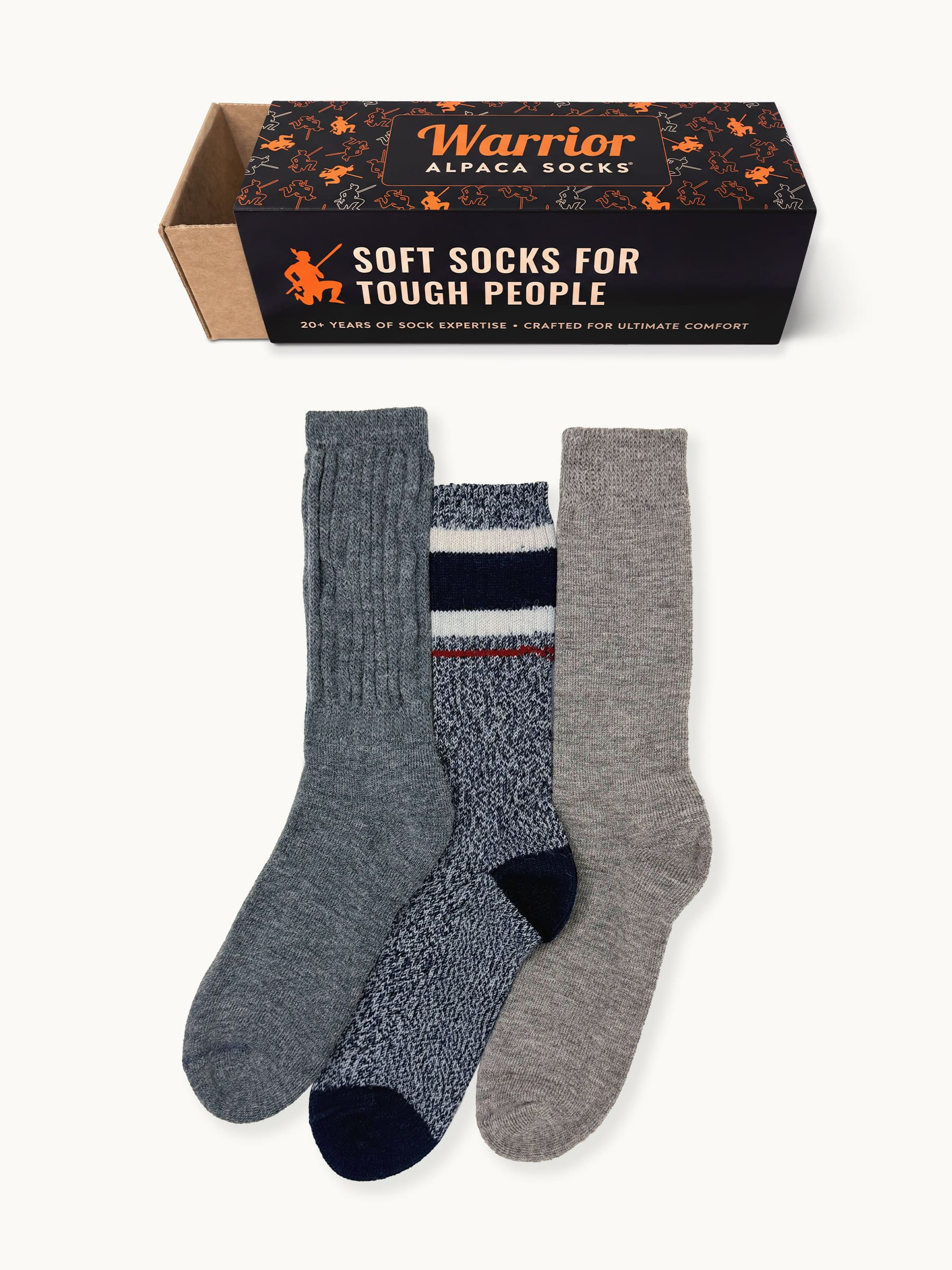 Cozy at Home Gift Box for Men and Women 3 Pair Cozy Alpaca Socks with gift box