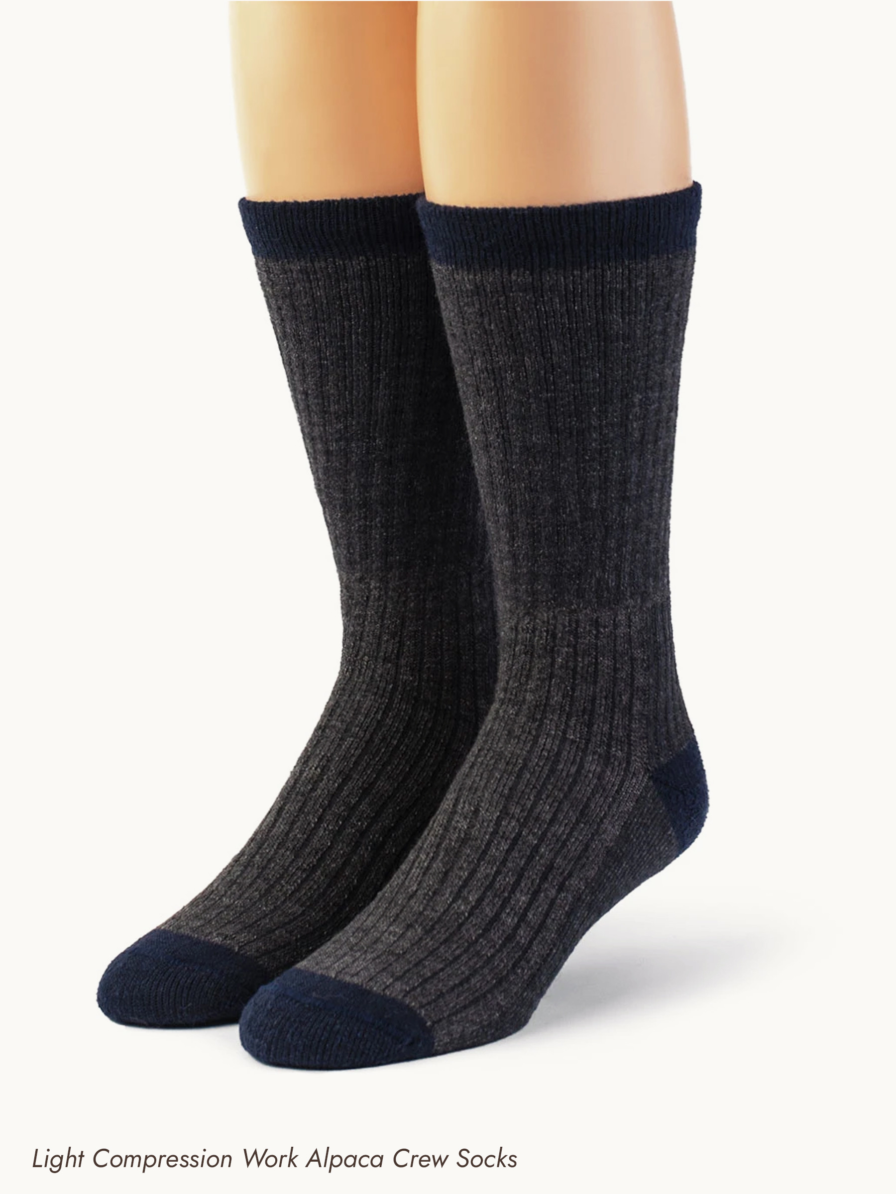 Sportsman's Alpaca Socks Gift Box - Light Compression Work Alpaca Crew Socks
