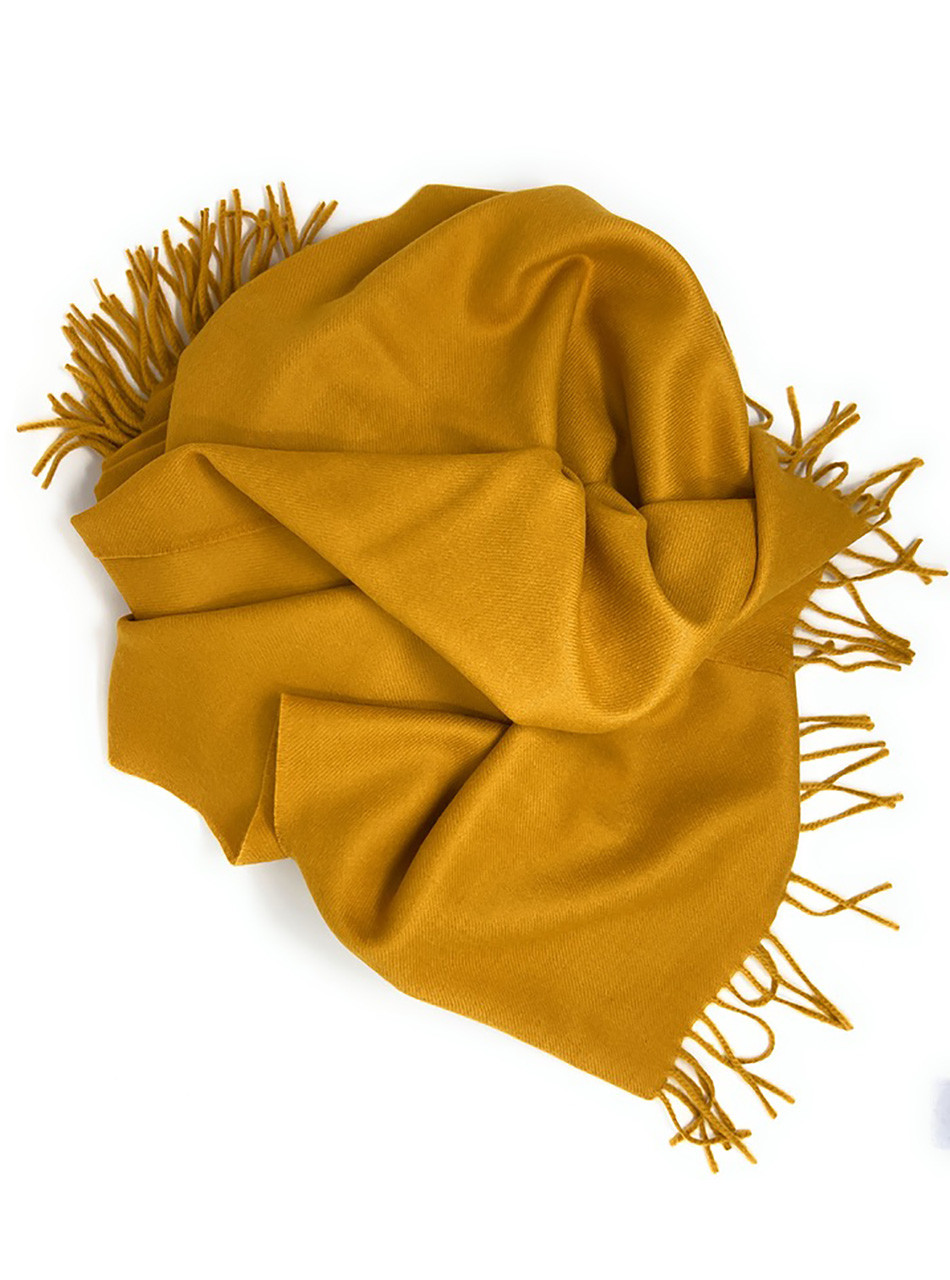 100% Baby Alpaca Wool Throw Blanket - Classic Solid