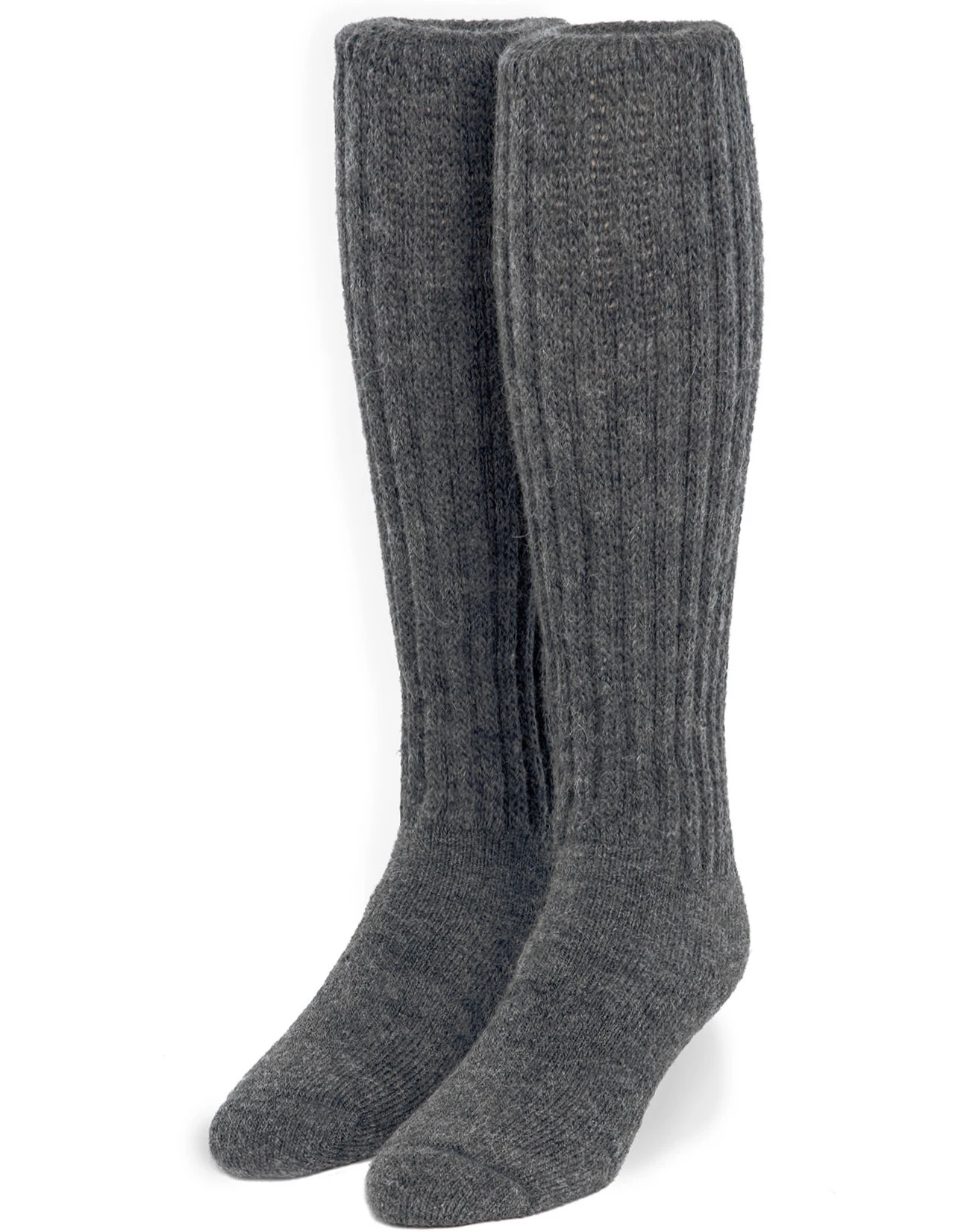 Second to None - Over The Knee - Thick 100% Alpaca Wool Boot Socks 
Front