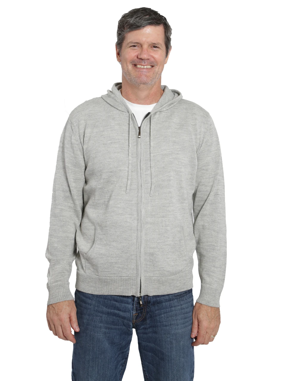 Men's Zip Front Hoodie
Front on Model