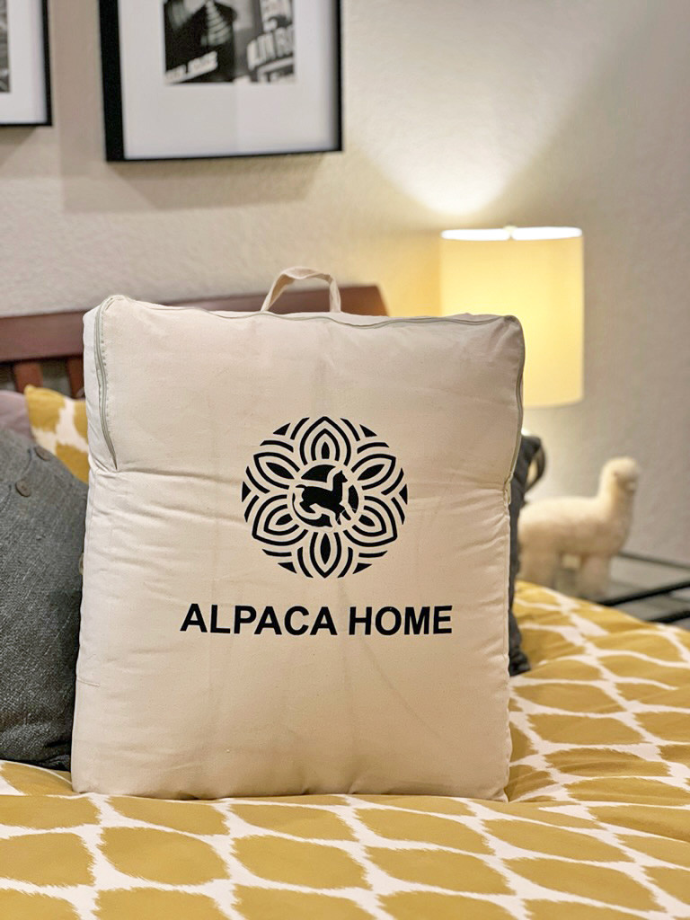 Alpaca Wool Mattress Topper Packaging