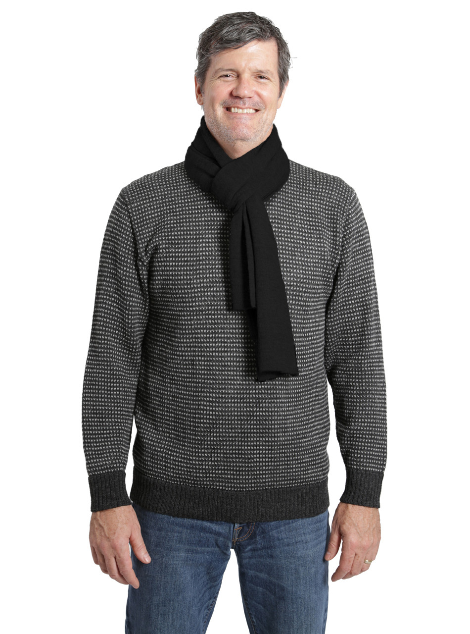 Hailey Baby Alpaca Scarf 
Traditional tuck on model 