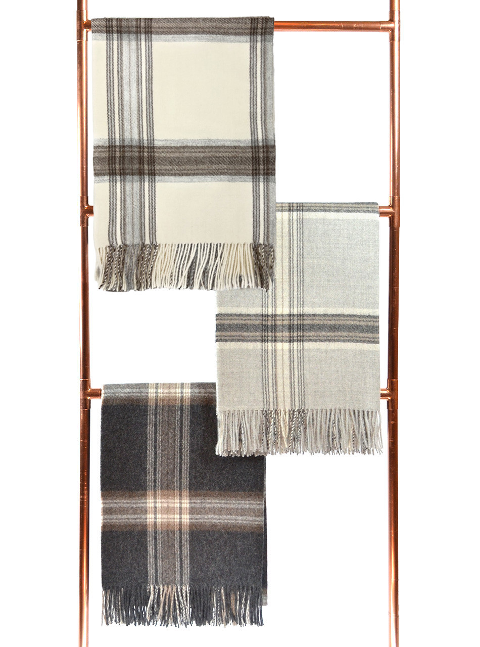 Alpaca Home Great Outdoors Plaid Throw Blanket Baby Alpaca Wool
Main