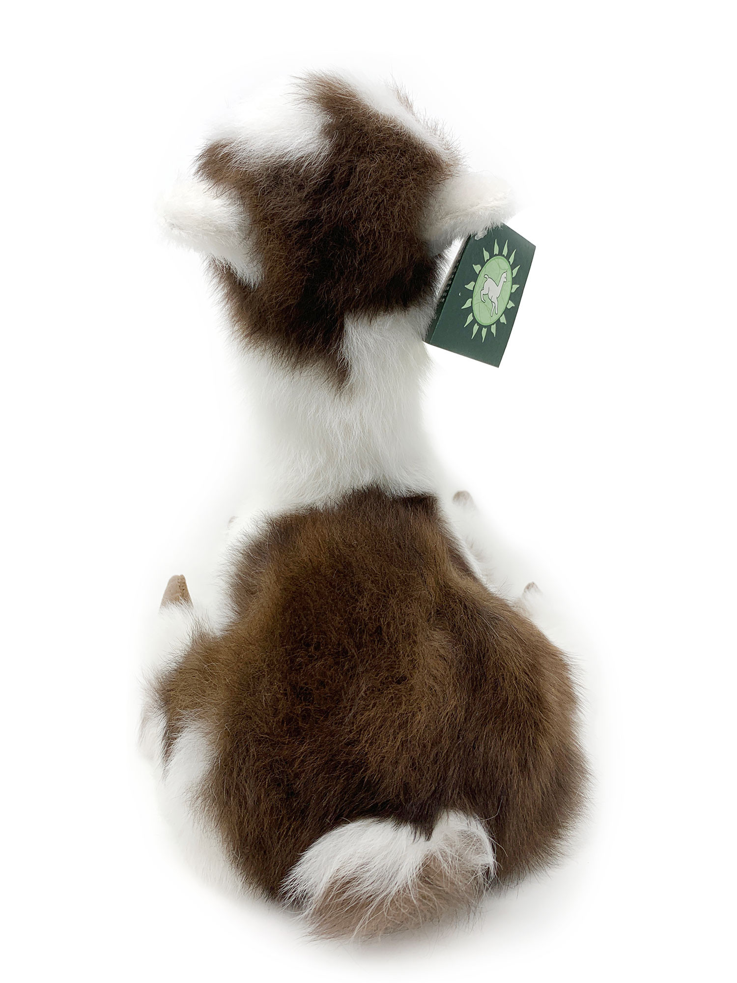 Alpaca Fur Huacaya Stuffed Animal - Multi back.