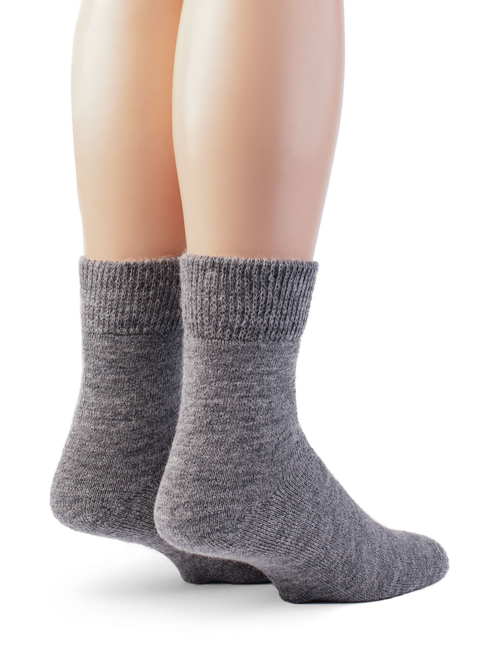 Short Break Outdoor Terry Alpaca Ankle Socks
Back View