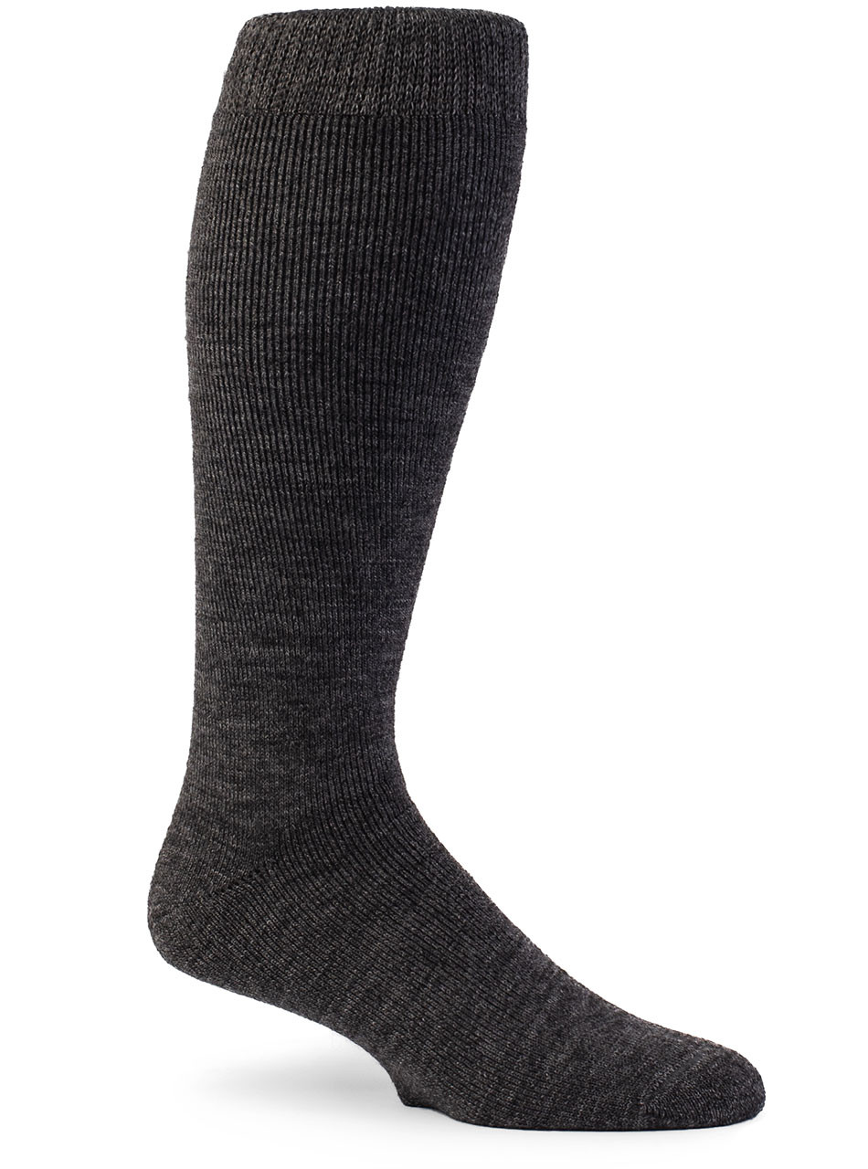 High Ground Outdoor Terry Alpaca Over-the-Calf Socks Side View