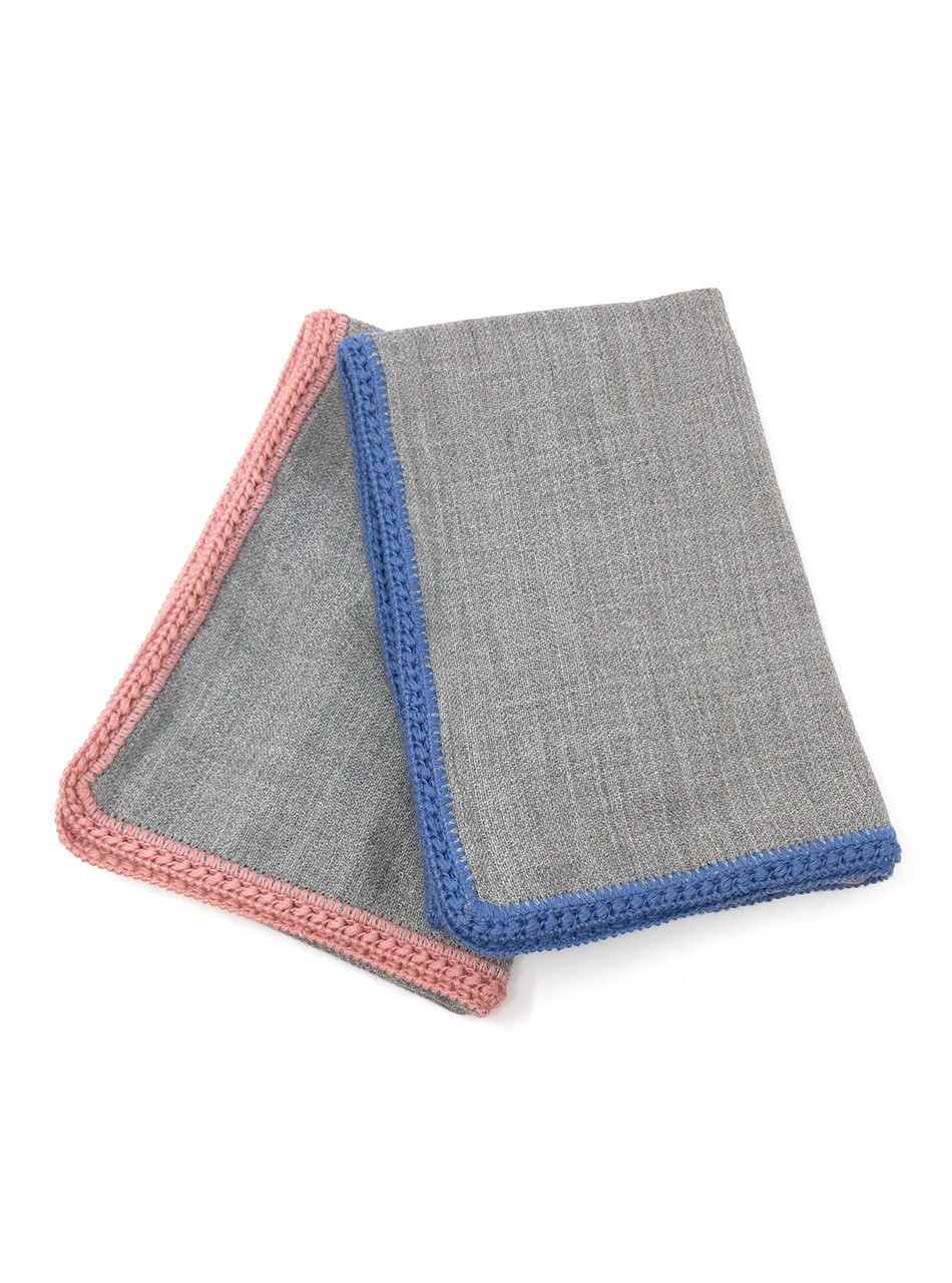 100% Alpaca Wool Baby Blankets for Boys and Girls Pink and Blue Main