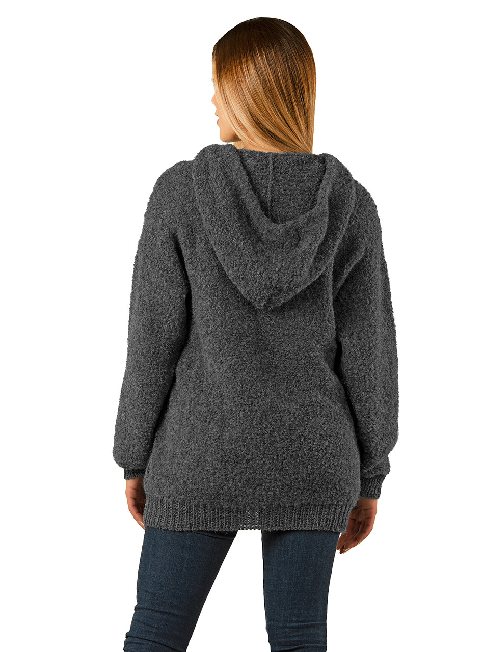 Women's Halo Quarter-Zip Alpaca Hoodie
Back