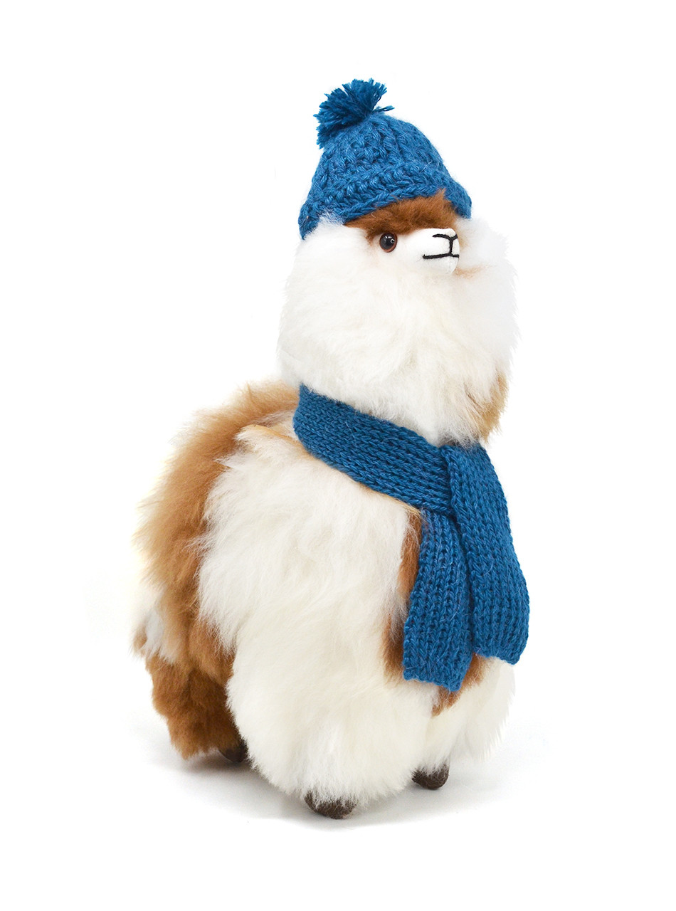 Alpaca Toy Figure with Fashion Accessories by Inca Fashions
Multicolored Alpaca Figure with accessories 
