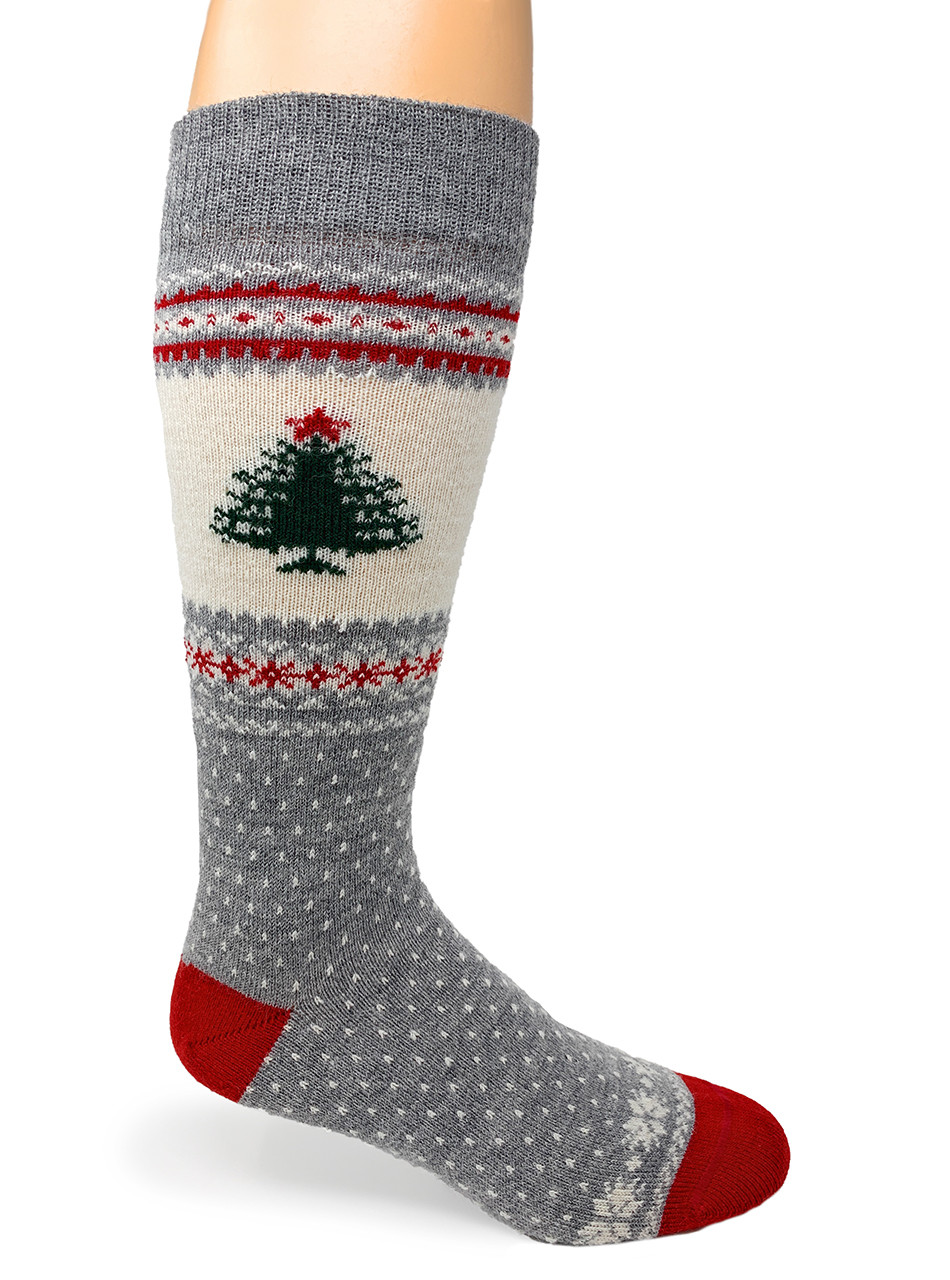 Vintage Rockwell Holiday Alpaca Wool Socks - Unisex
Side