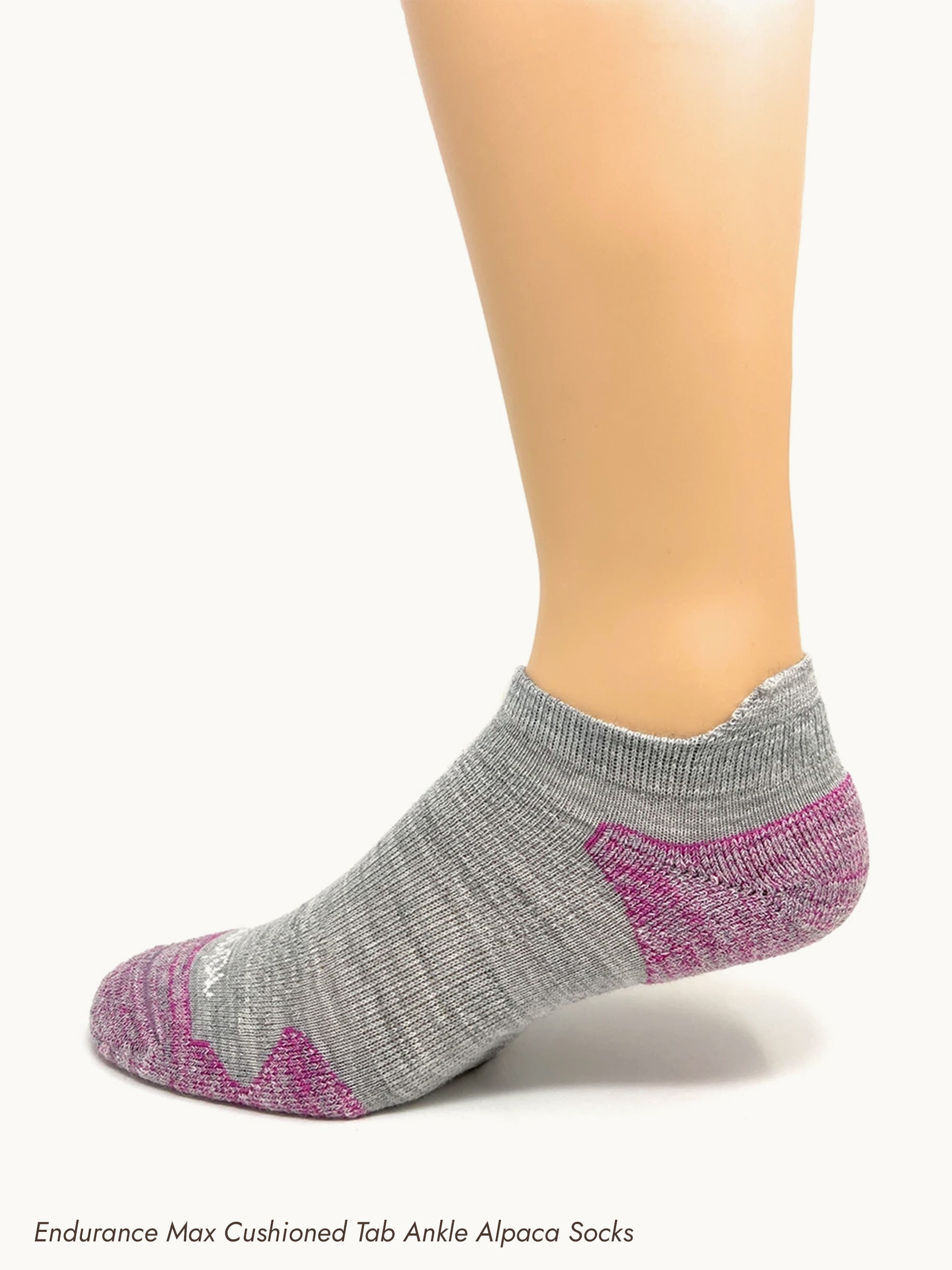 All She Could Ask For Alpaca Sock Box - Endurance Max Cushioned Tab Ankle Alpaca Socks