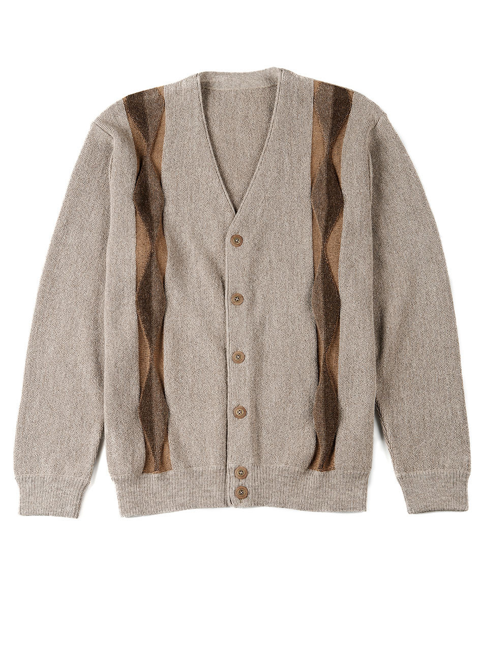 Men's Dexter Alpaca Golf Cardigan — Retro V-Neck | Sun Valley