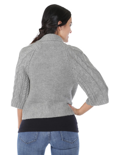 Beatrix Superfine Pure Alpaca Wool Cardigan Sweater Sun Valley