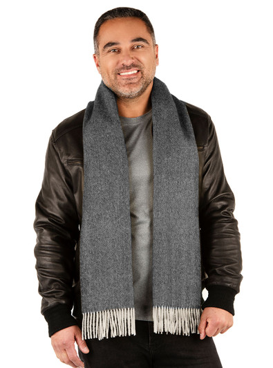 mens wool scarf