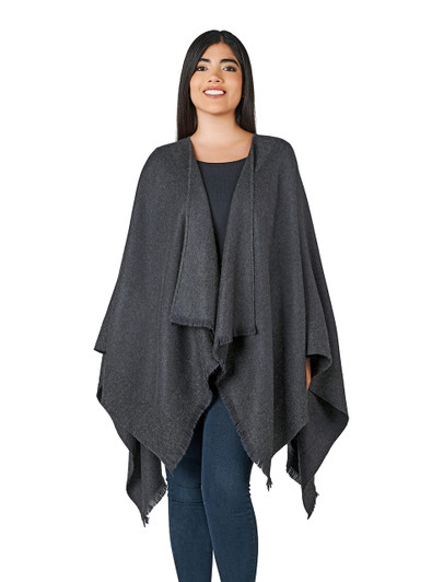 SoCal Blanket Wrap, Shawl Poncho & Travel Wrap in 100% Baby Alpaca Wool ...