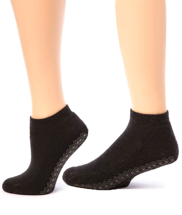 Studio Grippy Alpaca Ankle Socks for Yoga, Barre & Pilates for Men & Women