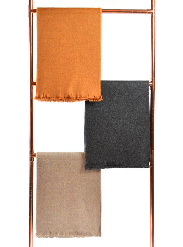 Liam Alpaca Throw Blanket in Baby Alpaca Wool by Alpaca Home
Main