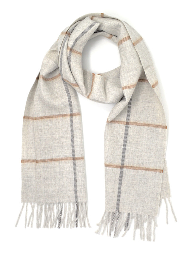 Undyed Baby Alpaca Wool Scarf Natural Undyed Baby Alpaca Wool Scarf Natural