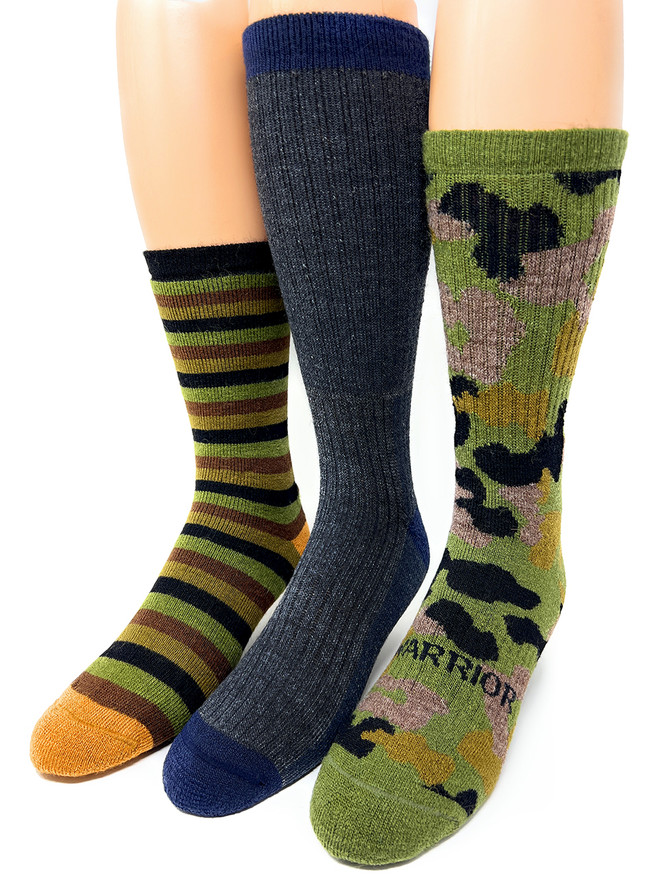 Warrior 100% Alpaca Socks Sportsman Hunting Socks Gift Box for Men and Women