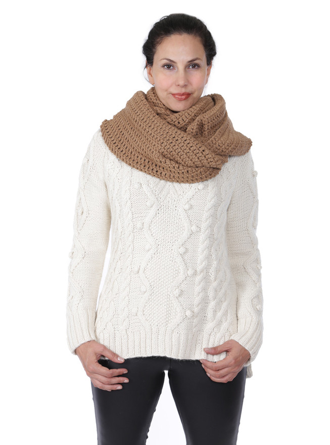Amelie Infinity Alpaca Wool Scarf
Thumbnail
