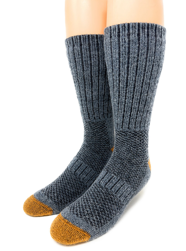 Ultimate Trekker Hiking Boot Socks by Warrior Alpaca Socks 
Front