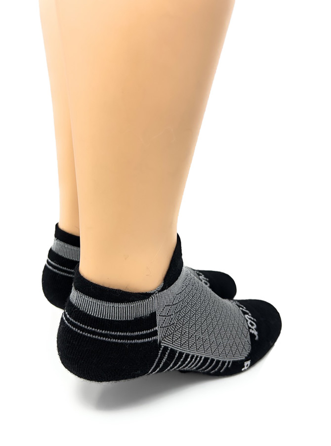Steady Step Compression Alpaca Ankle Socks, Heel.