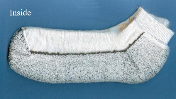 Everyday Alpaca Mini-Crew Socks Inside