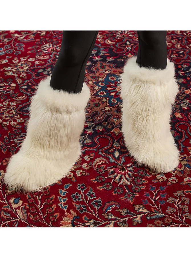 Women's Après-Ski Suri Alpaca Fur Slippers Main image