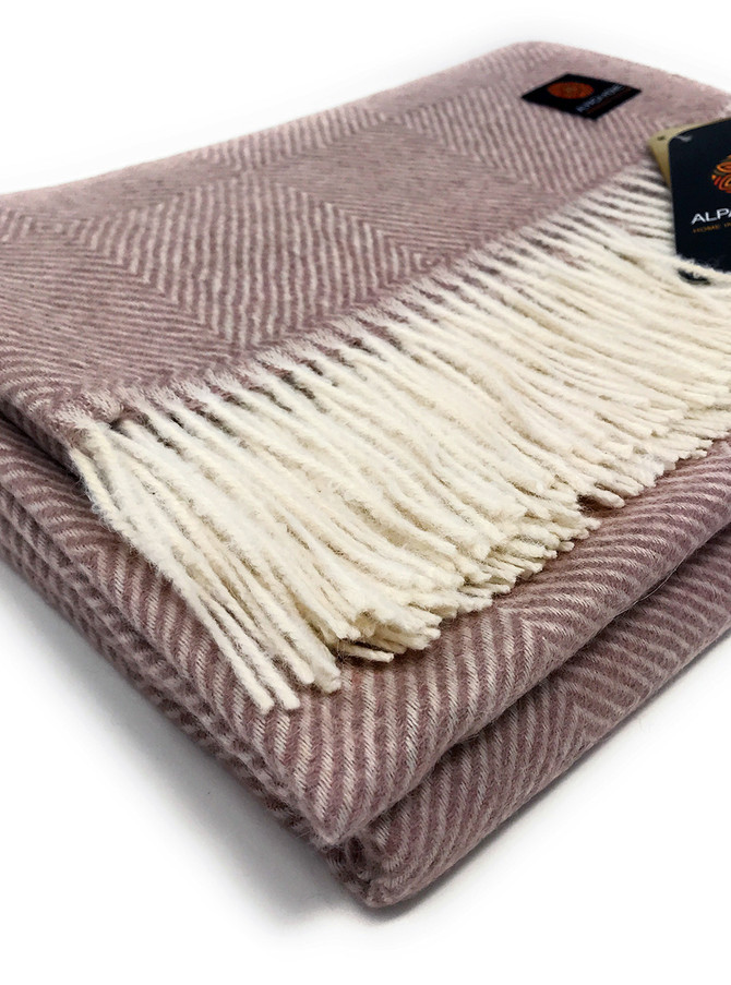 100% Baby Alpaca Monopoly Throw Blanket
Close Up