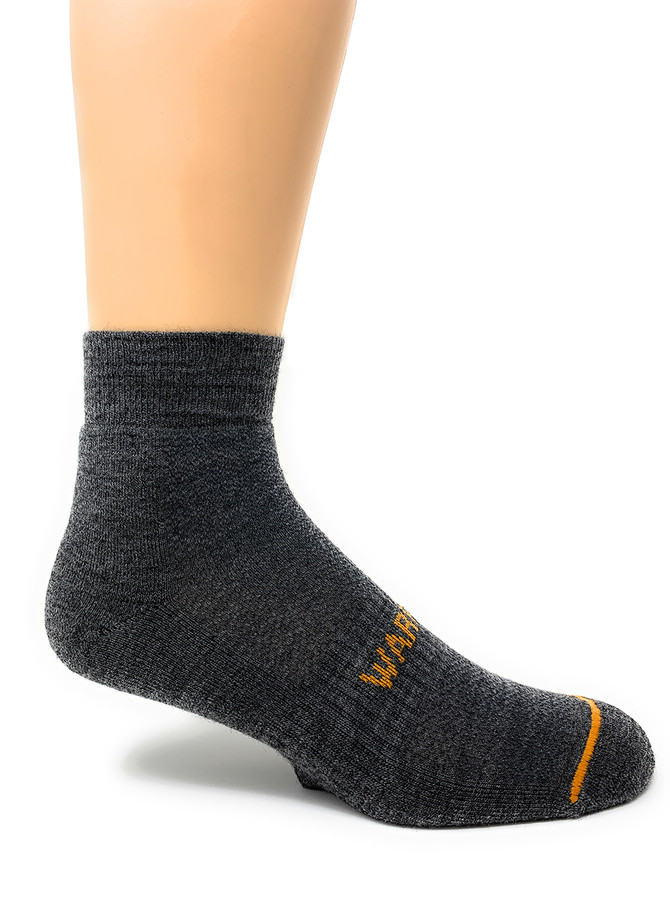 Breakaway Sport Quarter-Crew Alpaca Socks Side