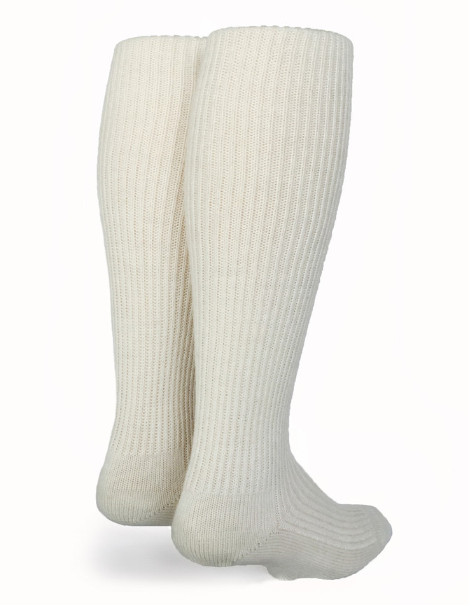 Old Fashioned Tender Tube Socks made with 100% Baby Alpaca Wool 
Back