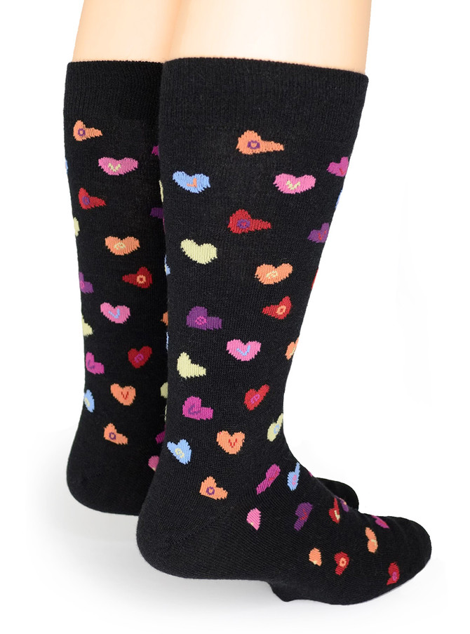 Sweetheart Candy Dress Alpaca Socks Back