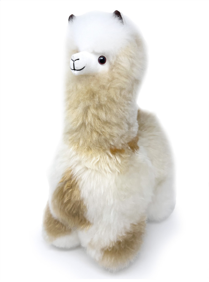 Handmade Baby Alpaca Stuffed Animal  & 22” multi colored.