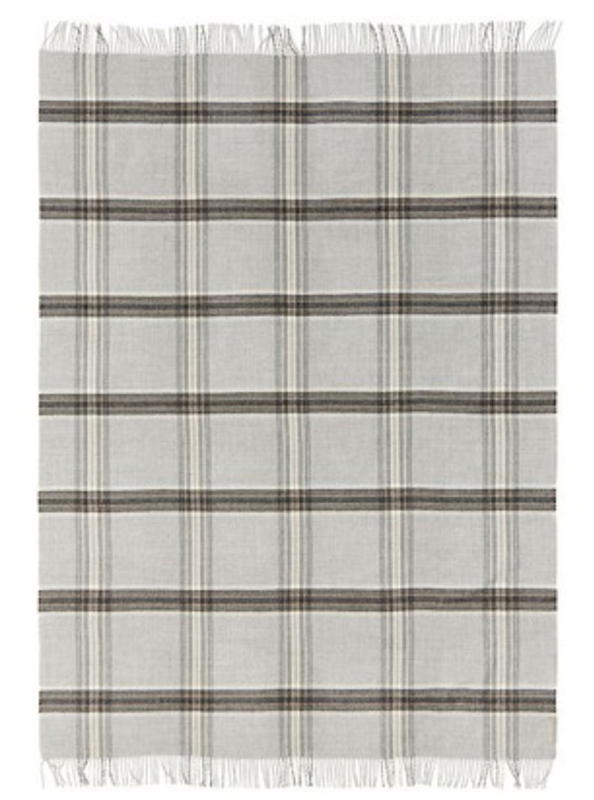 100% Baby Alpaca Wool Great Outdoors Plaid Throw Blanket
Full Size Pattern