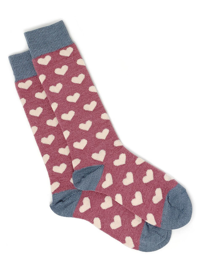 Heart's A Flutter Dress Alpaca Crew Socks
Flat