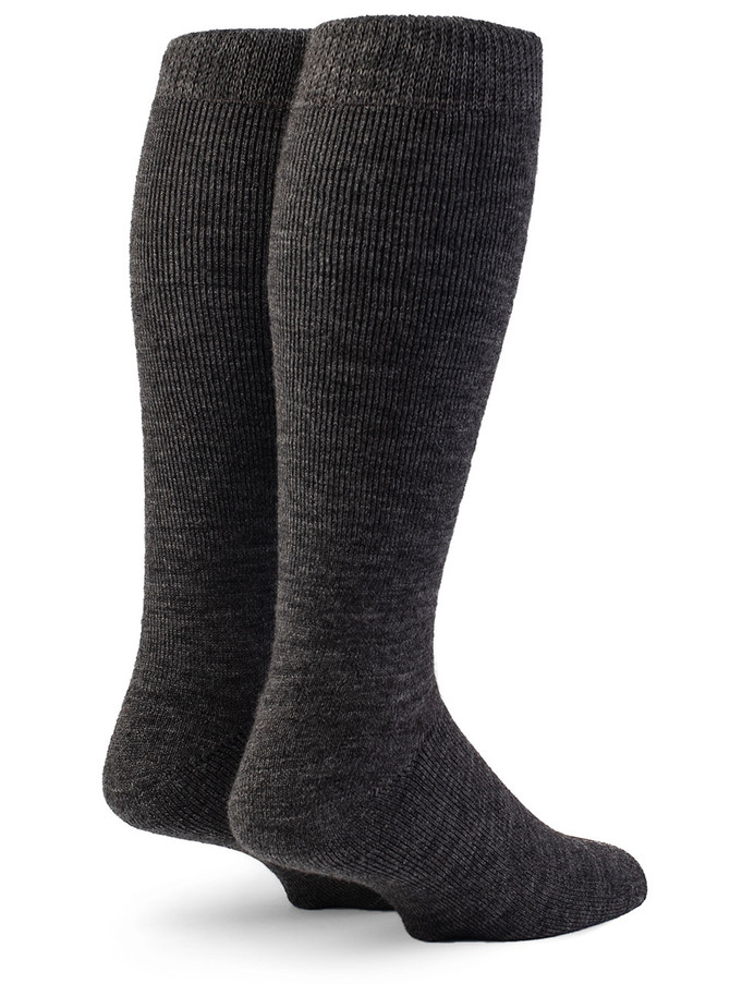 High Ground Outdoor Terry Alpaca Over-the-Calf Socks Back View