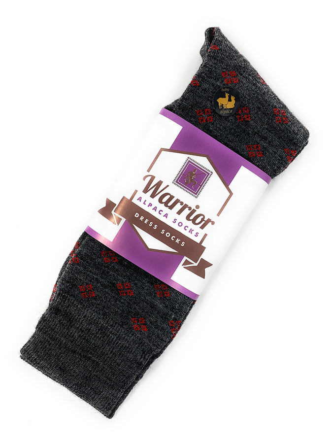 Diamond District Over-the-Calf Baby Alpaca Dress Socks Package