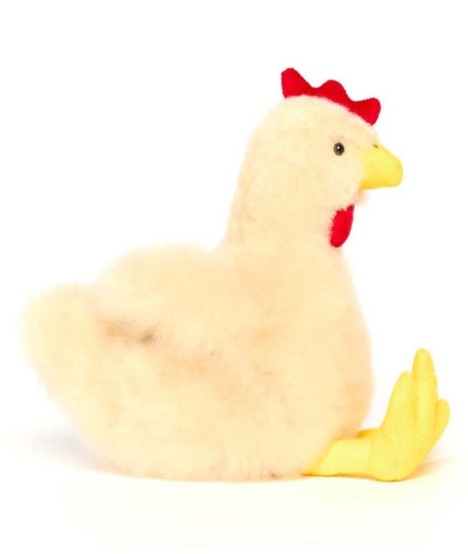 Alpaca Fur Chicken chicken Stuffed Animals Side.