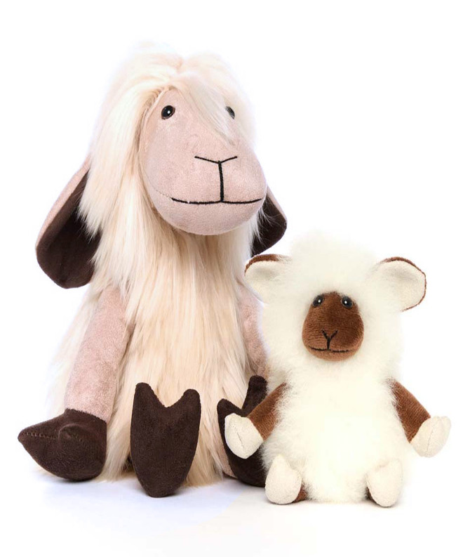 Large and Little Mini WACKY Alpaca SHEEP