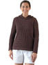 Women's Alpaca & Tangüis Cotton Openwork Pullover Hoodie - Main