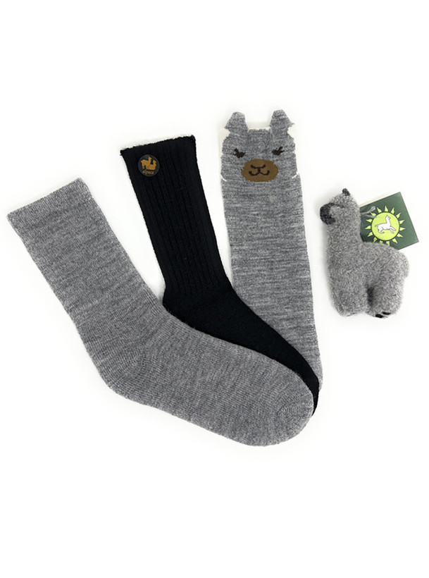 Kids - Kid's Alpaca Socks - Kid's Non-Skid Socks - Sun Valley Alpaca Co.